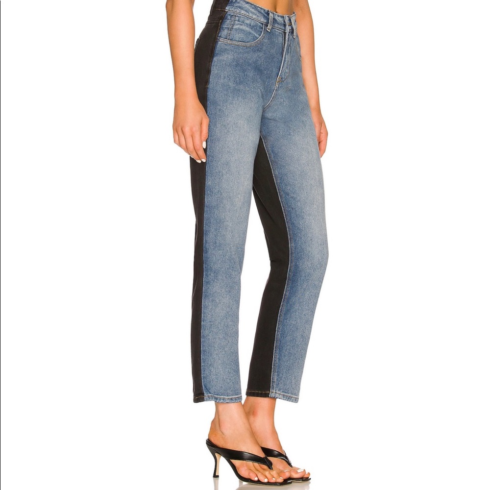 Two-Toned Mom Jeans